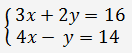 lineare Gleichungssysteme mit zwei linearen Gleichungen mit zwei Unbekannten